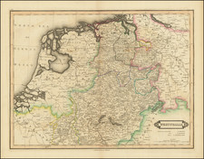 Norddeutschland Map By Daniel Lizars