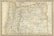 Oregon Map By Rand McNally & Company