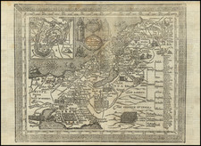 Holy Land Map By John Speed