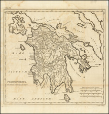 Greece Map By Thomas Conder