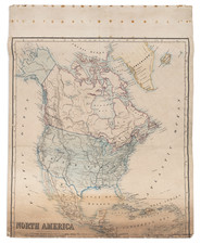 North America Map By Society For Promoting Christian Knowledge