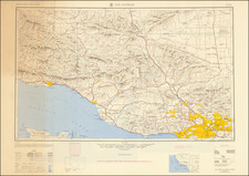 Los Angeles Map By U.S. Army Map Service