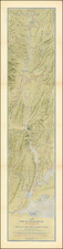 New York City and New York State Map By Townsend Mac Coun