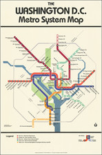 Washington, D.C. Map By Washington Metropolitan Area Transit Authority