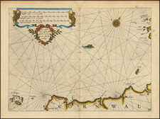 British Isles and England Map By Willem Janszoon Blaeu