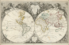 World Map By Gilles Robert de Vaugondy