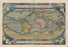 World and World Map By Abraham Ortelius