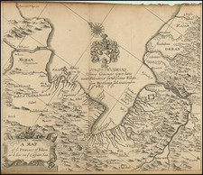 Persia & Iraq Map By Adam Olearius