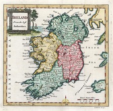 Europe and British Isles Map By Thomas Kitchin