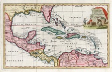 South, Southeast, Caribbean and Central America Map By Thomas Kitchin