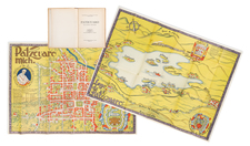 Mexico, Pictorial Maps and Rare Books Map By Justino Fernandez Garcia