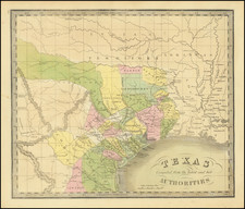 Texas Map By Jeremiah Greenleaf