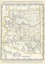 Southwest Map By George F. Cram