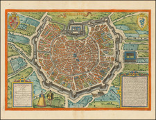 Other Italian Cities Map By Georg Braun  &  Frans Hogenberg