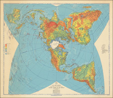 World and Cold War Map By United States Air Force  &  Aeronautical Chart and Information Center