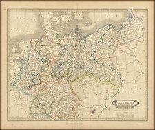 Baltic Countries and Norddeutschland Map By Daniel Lizars