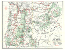 Oregon Map By Forest Service U.S. Dept. of Agriculture