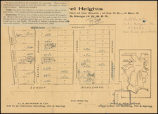 Los Angeles Map By C.A. Sumner & Co.  &  Roy E. Naftzger