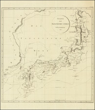 Japan and Korea Map By Ivan Fedorovich Krusenstern