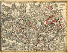 Europe and Czech Republic & Slovakia Map By Matthaus Seutter