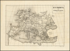 [ Europe according to Ptolemy ]    Europa nach Ptolemaeos 