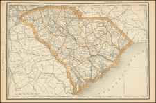 South Carolina Map By Rand McNally & Company