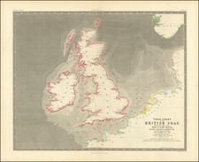 British Isles Map By W. & A.K. Johnston