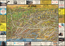 Pictorial Maps and Los Angeles Map By Brian Warrensford