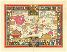 World, British Isles and Pictorial Maps Map By British Israel World Federation