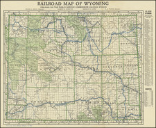 Wyoming Map By Public Service Commission / The Clason Map Company