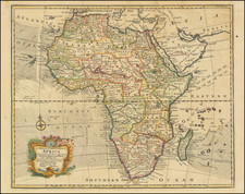 A New and Correct map of Africa.  Drawn from the most Approved Modern Maps and Charts, and adjusted by Astronomical Observations, representing also the course of the Trade Winds Monsoons, &c. . . . 1748 By Emanuel Bowen