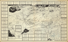 Pictorial Maps, California and Other California Cities Map By Hayden Map Co