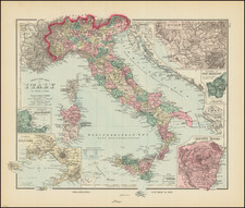 Italy Map By Frank A. Gray