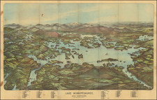 New Hampshire and Pictorial Maps Map By George H. Walker & Co.
