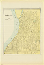 Tennessee Map By George F. Cram