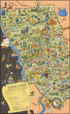 Pictorial Maps and California Map By Lea McCarty