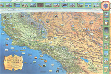 A Pictorial Map of Southern California and Adjacent Areas . . . 
