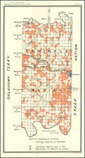 Oklahoma & Indian Territory Map By United States Department of the Interior