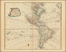 A New General Map of America.  Drawn from several Accurate particular Maps & Charts . . . By Emanuel Bowen