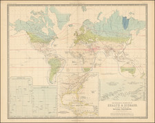 World Map By W. & A.K. Johnston