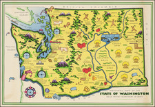 Washington and Pictorial Maps Map By Washington Secretary of State
