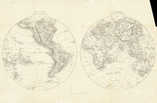 World Map By London Printing & Publishing Co