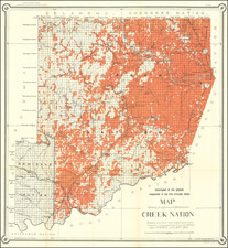 Plains and Oklahoma & Indian Territory Map By United States GPO