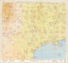 Texas Map By U.S. Coast & Geodetic Survey