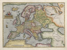 Europe and Europe Map By Abraham Ortelius