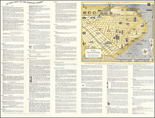 San Francisco & Bay Area and Prints & Drawings Map By Welcome Map Publishing Co.