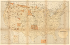 Map Showing the Location of Indian Reservations . . . 1885 By Paul Brodie