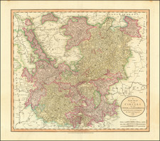 Austria, Czech Republic & Slovakia, Baltic Countries and Germany Map By John Cary