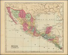 Texas, Southwest and Mexico Map By Charles Morse