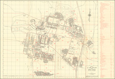 (Cold War) Map of U.S. Army Artillery and Missile Center Fort Sill, Oklahoma